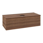 V&B Waschtischunterschrank mit Frontstruktur Antao 120x36x50cm, WBP-farbe w. wal, w. walnut-4