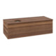 V&B Waschtischunterschrank mit Frontstruktur Antao 120x36x50cm, WBP-farbe w. wal, w. walnut-1