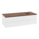 V&B Waschtischunterschrank mit Frontstruktur Antao 120x36x50cm, WBP-farbe w. wal, wh. m Lac-3