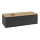 V&B Waschtischunterschrank mit Frontstruktur Antao 120x36x50cm, WBP hon. Oa, bla m Lac-1