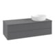 V&B Waschtischunterschrank mit Frontstruktur Antao 120x36x50cm, WBP Lac, Anthrac. m Lac-3