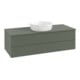 V&B Waschtischunterschrank mit Frontstruktur Antao 120x36x50cm, WBP Lac, lea gre. m Lac-1