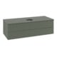 V&B Waschtischunterschrank mit Frontstruktur Antao 120x36x50cm, WBP Lac, lea gre. m Lac