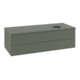 V&B Waschtischunterschrank mit Frontstruktur Antao 120x36x50cm, WBP Lac, lea gre. m Lac-1