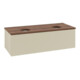 V&B Waschtischunterschrank mit Frontstruktur Antao 120x36x50cm, WBP w. wal, si Gr m Lac-1