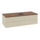 V&B Waschtischunterschrank mit Frontstruktur Antao 120x36x50cm, WBP w. wal, si Gr m Lac-1