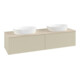 V&B Waschtischunterschrank mit Frontstruktur Antao 160x36x50cm, WBP botti., si Gr m Lac-3