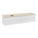 V&B Waschtischunterschrank mit Frontstruktur Antao 160x50cm, HL, WBP botti., glo wh. Lac-1