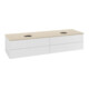 V&B Waschtischunterschrank mit Frontstruktur Antao 160x50cm, HL, WBP botti., glo wh. Lac-1