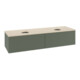 V&B Waschtischunterschrank mit Frontstruktur Antao 160x50cm, HL, WBP botti., lea gre. m Lac-3