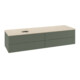V&B Waschtischunterschrank mit Frontstruktur Antao 160x50cm, HL, WBP botti., lea gre. m Lac-1