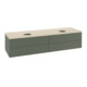 V&B Waschtischunterschrank mit Frontstruktur Antao 160x50cm, HL, WBP botti., lea gre. m Lac-3