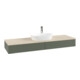 V&B Waschtischunterschrank mit Frontstruktur Antao 160x50cm, HL, WBP botti., lea gre. m Lac-1
