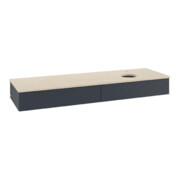 V&B Waschtischunterschrank mit Frontstruktur Antao 160x50cm, HL, WBP botti., md bl. m Lac-3
