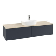 V&B Waschtischunterschrank mit Frontstruktur Antao 160x50cm, HL, WBP botti., md bl. m Lac