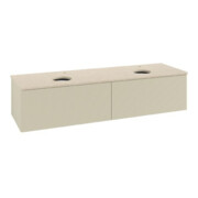 V&B Waschtischunterschrank mit Frontstruktur Antao 160x50cm, HL, WBP botti., si Gr m Lac