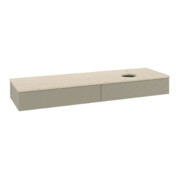 V&B Waschtischunterschrank mit Frontstruktur Antao 160x50cm, HL, WBP botti., st. Gr m Lac