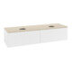 V&B Waschtischunterschrank mit Frontstruktur Antao 160x50cm, HL, WBP botti., wh. m Lac-1