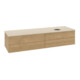 V&B Waschtischunterschrank mit Frontstruktur Antao 160x50cm, HL, WBP-farbe botti., hon. oak-1