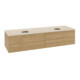 V&B Waschtischunterschrank mit Frontstruktur Antao 160x50cm, HL, WBP-farbe botti., hon. oak-1