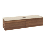 V&B Waschtischunterschrank mit Frontstruktur Antao 160x50cm, HL, WBP-farbe botti., w. wal-4