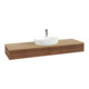 V&B Waschtischunterschrank mit Frontstruktur Antao 160x50cm, HL, WBP-farbe hon. Oa, w. wal-4
