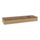 V&B Waschtischunterschrank mit Frontstruktur Antao 160x50cm, HL, WBP-farbe w. wal, hon. Oa-3