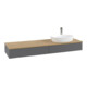 V&B Waschtischunterschrank mit Frontstruktur Antao 160x50cm, HL, WBP hon. Oa, A m Lac-1