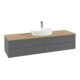 V&B Waschtischunterschrank mit Frontstruktur Antao 160x50cm, HL, WBP hon. Oa, A m Lac-4