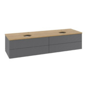 V&B Waschtischunterschrank mit Frontstruktur Antao 160x50cm, HL, WBP hon. Oa, A m Lac-3