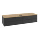 V&B Waschtischunterschrank mit Frontstruktur Antao 160x50cm, HL, WBP hon. Oa, bla m Lac-1