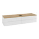 V&B Waschtischunterschrank mit Frontstruktur Antao 160x50cm, HL, WBP hon. Oa, glo wh. Lac-3