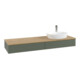 V&B Waschtischunterschrank mit Frontstruktur Antao 160x50cm, HL, WBP hon. Oa, lea gre. m La-1