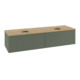 V&B Waschtischunterschrank mit Frontstruktur Antao 160x50cm, HL, WBP hon. Oa, lea gre. m La-3