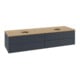 V&B Waschtischunterschrank mit Frontstruktur Antao 160x50cm, HL, WBP hon. Oa, md bl. m Lac-1