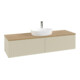 V&B Waschtischunterschrank mit Frontstruktur Antao 160x50cm, HL, WBP hon. Oa, si Gr m Lac-1