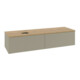 V&B Waschtischunterschrank mit Frontstruktur Antao 160x50cm, HL, WBP hon. Oa, st. Gr m Lac-3