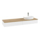 V&B Waschtischunterschrank mit Frontstruktur Antao 160x50cm, HL, WBP hon. Oa, wh. m Lac-3