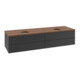 V&B Waschtischunterschrank mit Frontstruktur Antao 160x50cm, HL, WBP w. wal, bla m Lac-3