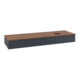 V&B Waschtischunterschrank mit Frontstruktur Antao 160x50cm, HL, WBP w. wal, md bl. m Lac-1