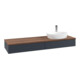 V&B Waschtischunterschrank mit Frontstruktur Antao 160x50cm, HL, WBP w. wal, md bl. m Lac-3