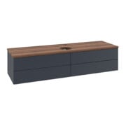 V&B Waschtischunterschrank mit Frontstruktur Antao 160x50cm, HL, WBP w. wal, md bl. m Lac-3