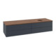 V&B Waschtischunterschrank mit Frontstruktur Antao 160x50cm, HL, WBP w. wal, md bl. m Lac-3