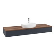 V&B Waschtischunterschrank mit Frontstruktur Antao 160x50cm, HL, WBP w. wal, md bl. m Lac-3