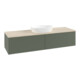 V&B Waschtischunterschrank mit Frontstruktur Antao 160x50cm, WBP botti., lea gre. m Lac-1