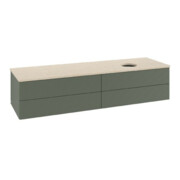 V&B Waschtischunterschrank mit Frontstruktur Antao 160x50cm, WBP botti., lea gre. m Lac-4