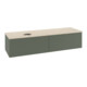 V&B Waschtischunterschrank mit Frontstruktur Antao 160x50cm, WBP botti., lea gre. m Lac-3