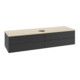 V&B Waschtischunterschrank mit Frontstruktur Antao 160x50cm, WBP-farbe botti., bla m Lac-3