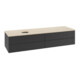 V&B Waschtischunterschrank mit Frontstruktur Antao 160x50cm, WBP-farbe botti., bla m Lac-1