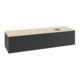 V&B Waschtischunterschrank mit Frontstruktur Antao 160x50cm, WBP-farbe botti., bla m Lac-1